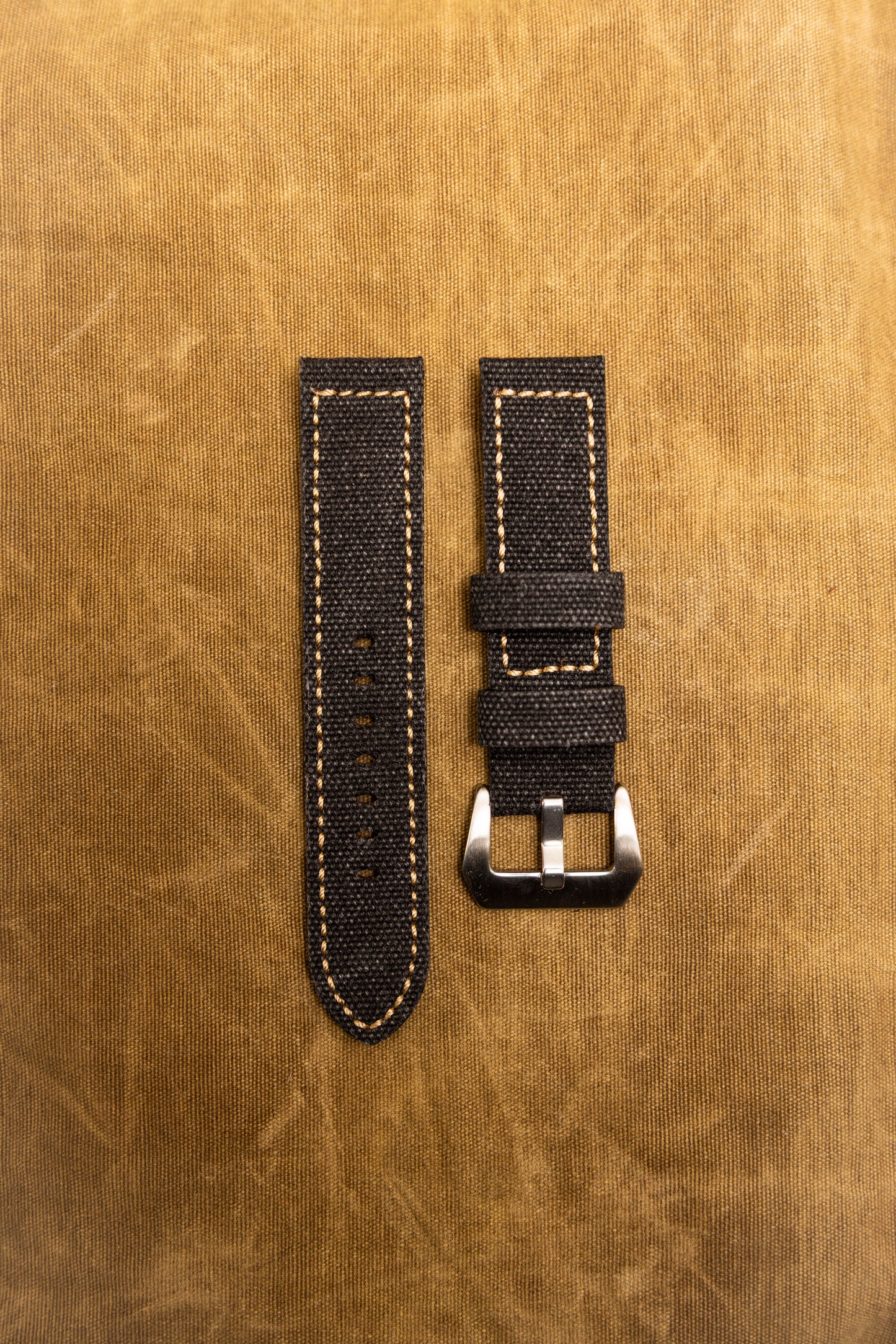 Cinturino "Vintage Canvas" - Nero