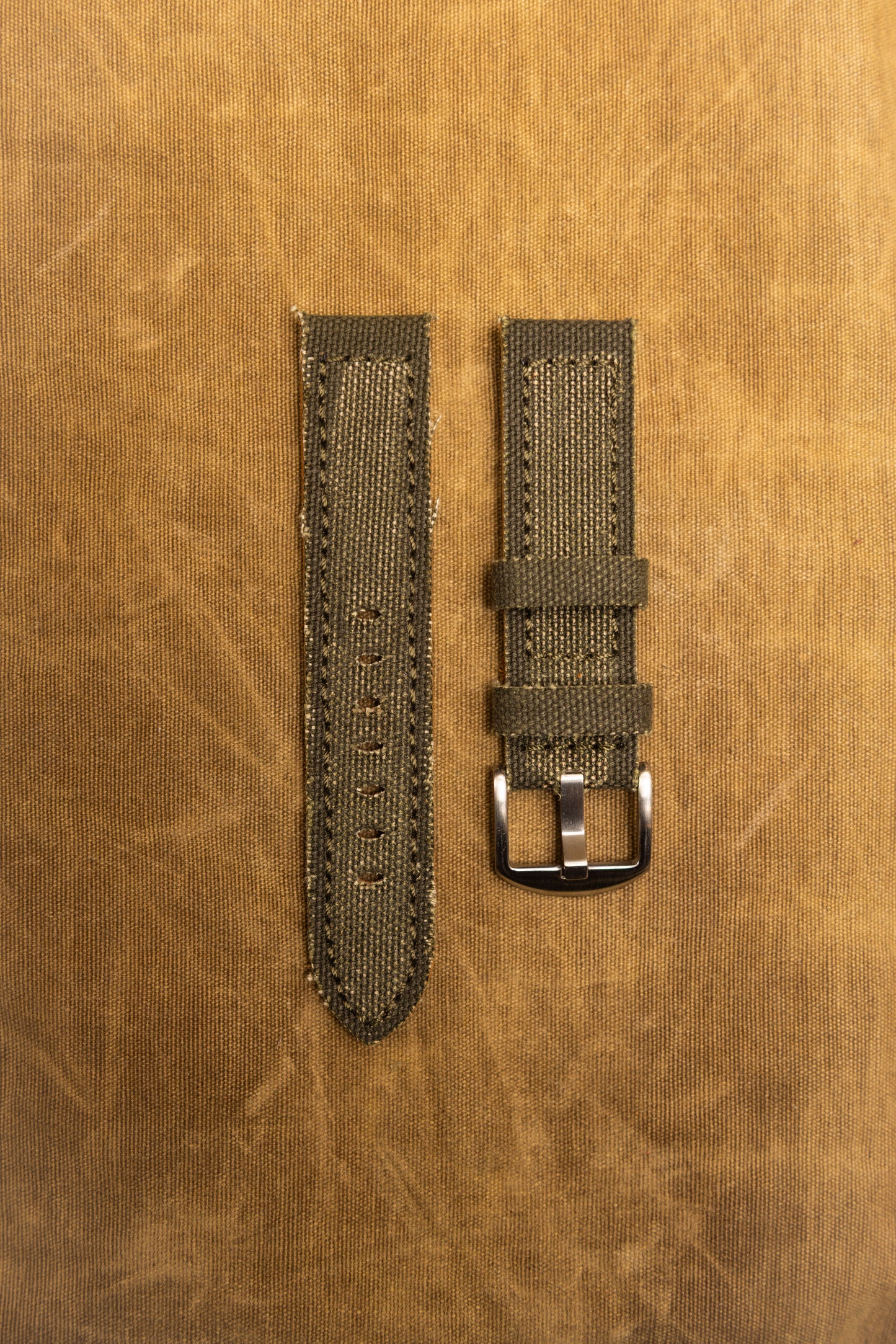 Cinturino "Vintage Canvas" - Verde Militare