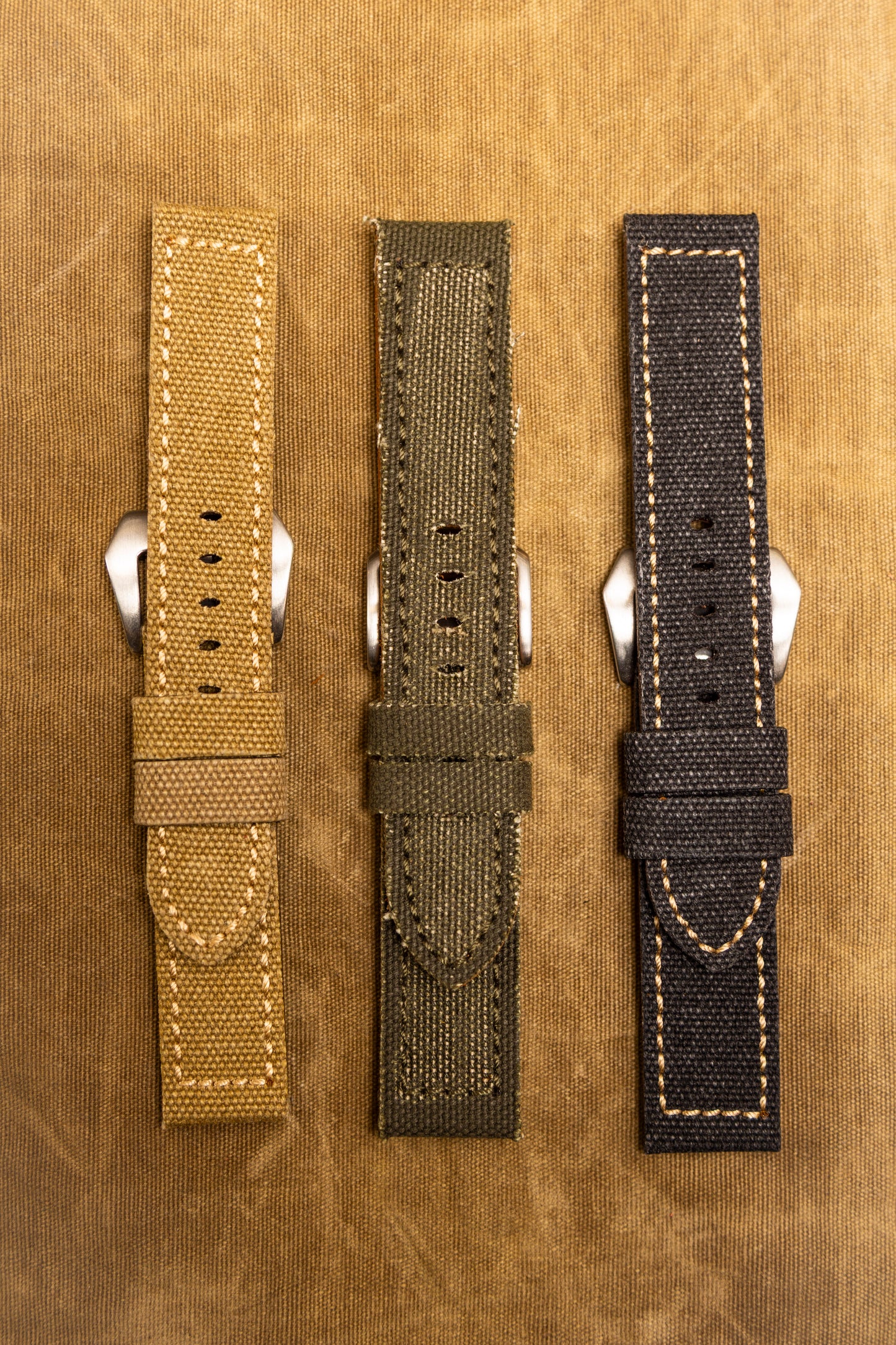 Cinturino "Vintage Canvas" - Sabbia