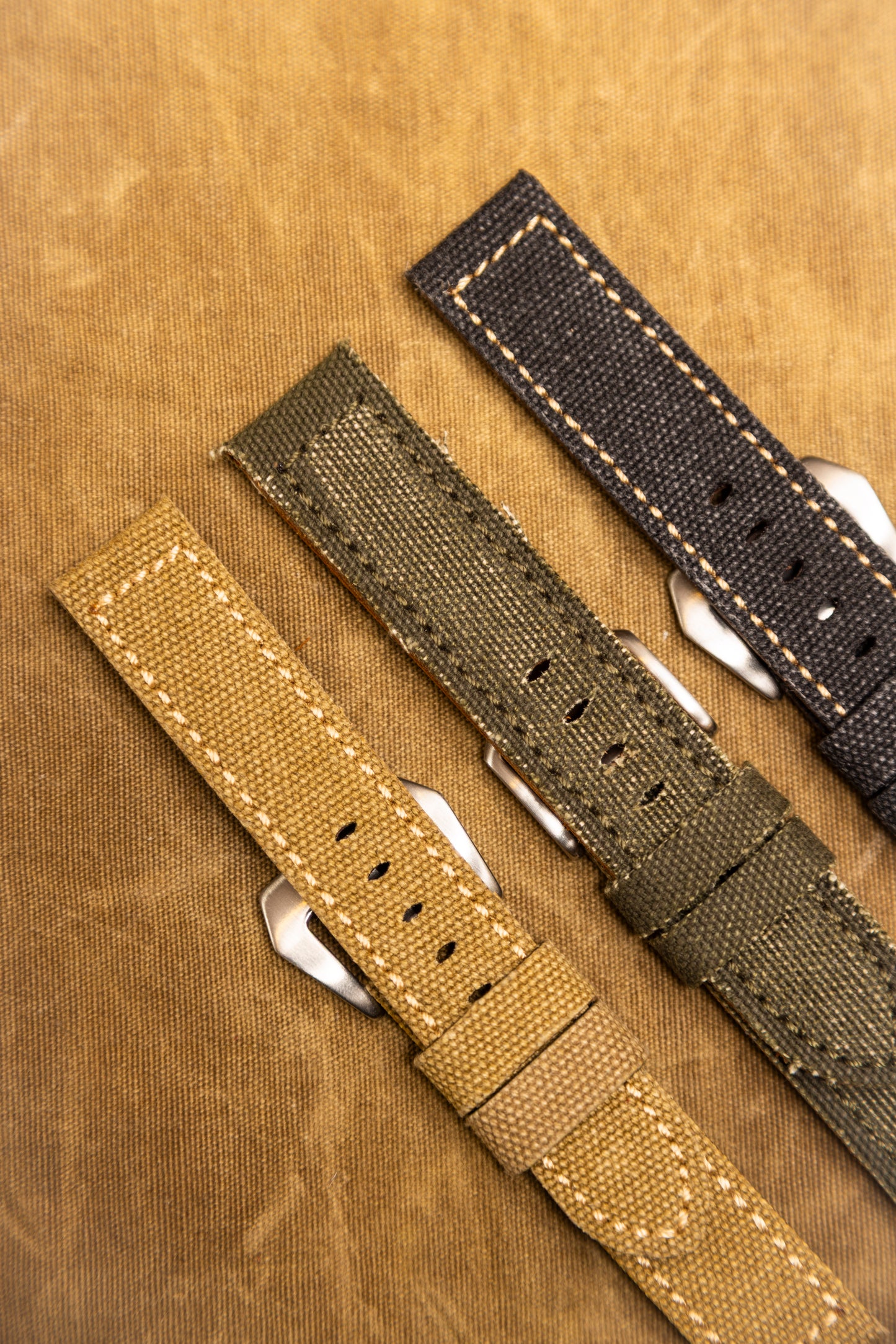 Cinturino "Vintage Canvas" - Sabbia