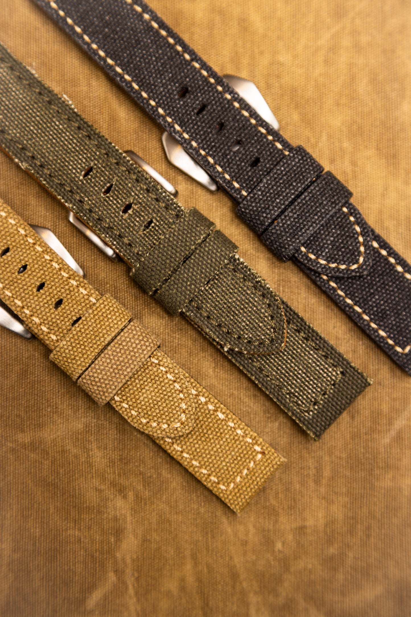Cinturino "Vintage Canvas" - Sabbia
